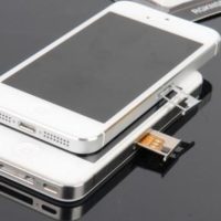 Извлечение застрявшей SIM-карты из лотка iPhone 5C