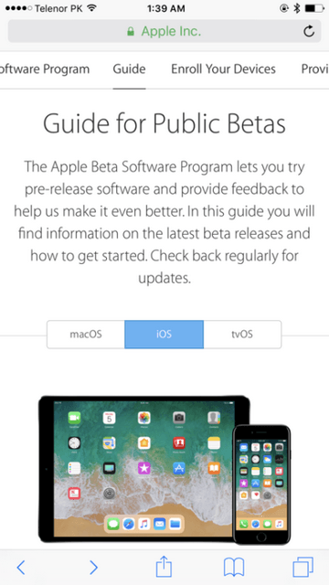 iOS 11 Public Beta 5