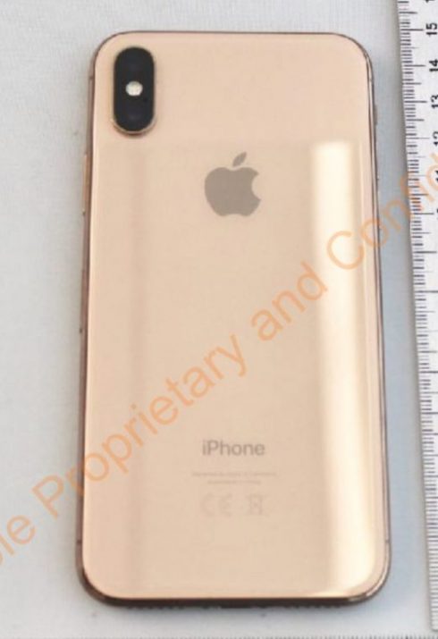 Золотой iPhone X в цвете Blush Gold